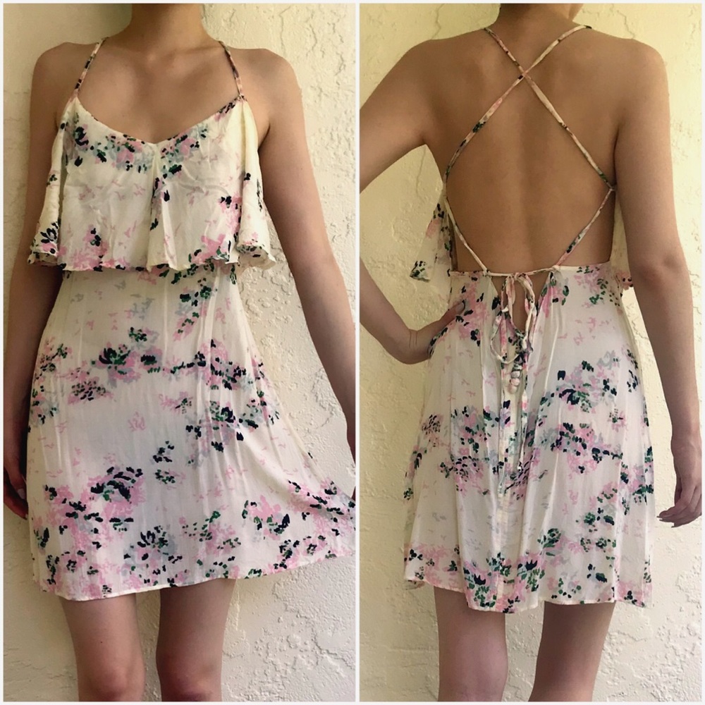 Gillia Cross Back Mini Dress